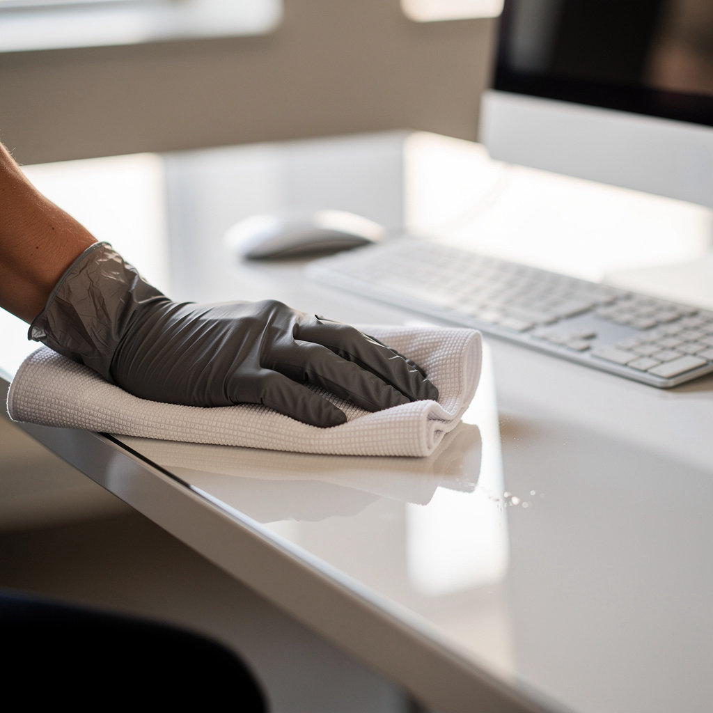 VC Cleaning Services Residential and Commercial San Diego professional team providing commercial janitorial services in a San Diego office